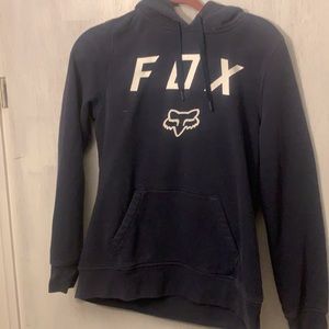 Fox racing navy hoodie